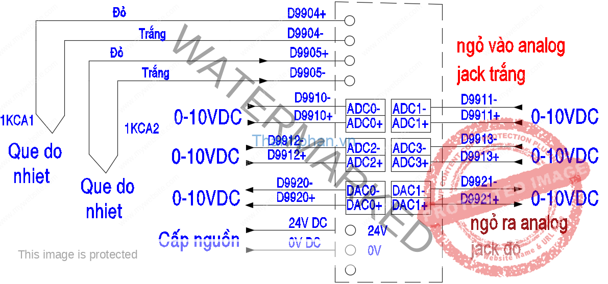 bản vẽ analog và nhiệt MM-40MR-12MT-700-ES-D