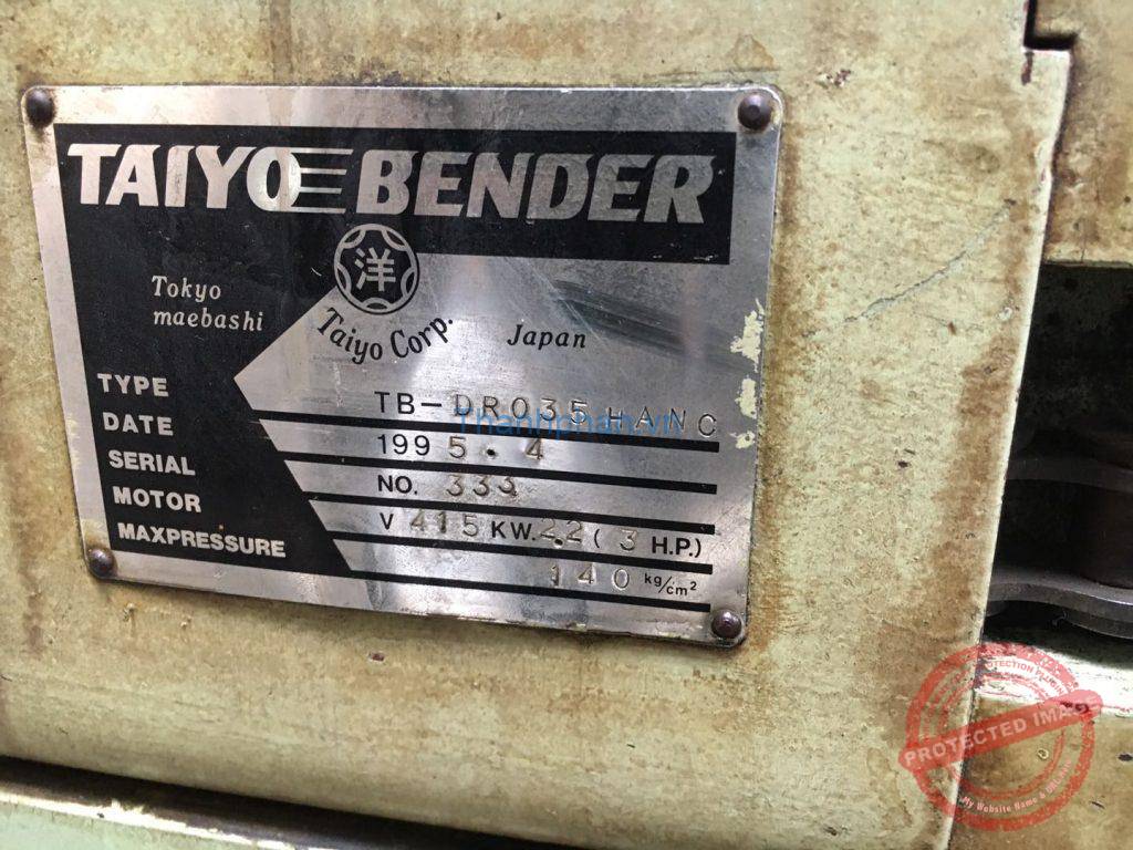 máy uống ống TAIYO BENDER
TB-DR035HANC