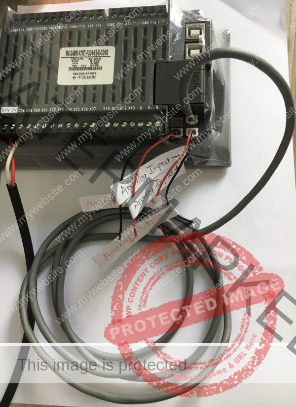 Kết nối tín hiệu analog màn hình tích hợp PLC YKHMI và cáp 2 ruột 22AWG, 2x0.35 mm2, bọc giáp, chống nhiễu