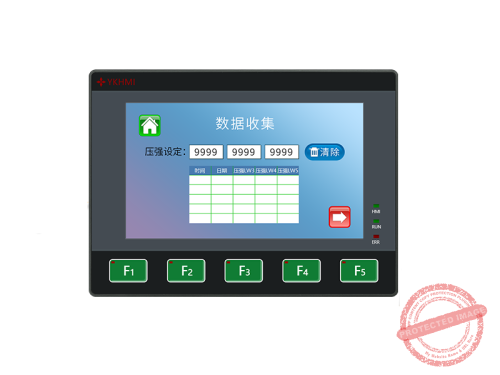 Màn hình YKHMI 7.0 inch tích hợp PLC FX1S 12MR-4MT-FX-A