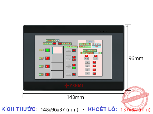 màn hình YKHMI 5 inch F500A