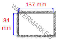 kích thước khoét lỗ màn hình YKHMI 5 inch F500A
