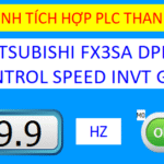 PLC FX3SA CONTROL SPEED INVT GD20