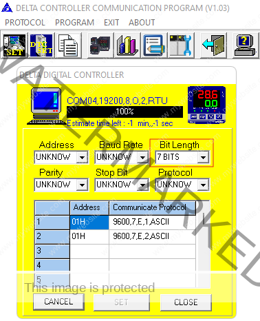 Scan RS485