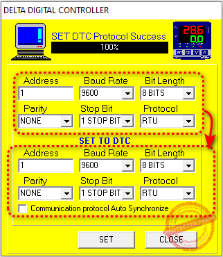 Set DTC is successful